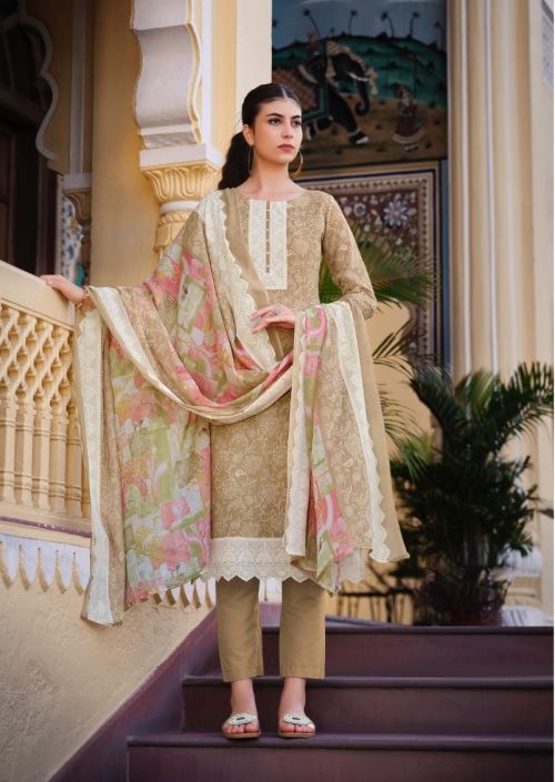 Zulfat Biba Readymade Cotton Designer Suit Collection