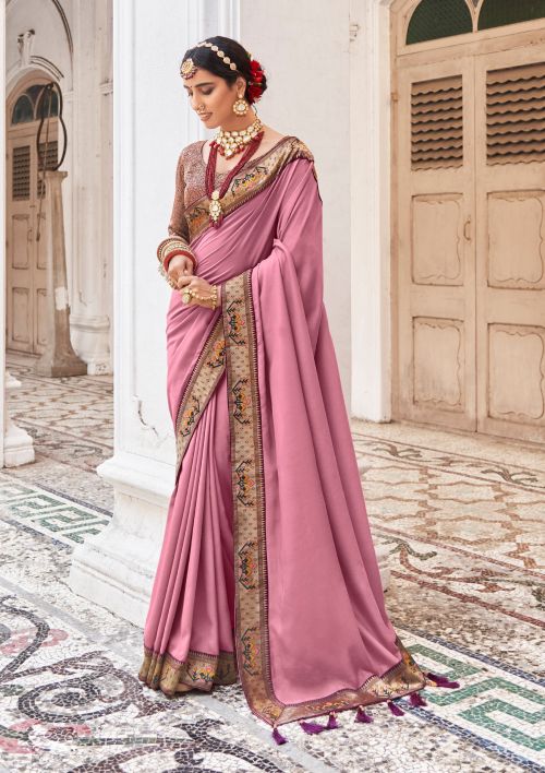 Juhi Vol 4 Plain Vichitra Silk Saree Collection