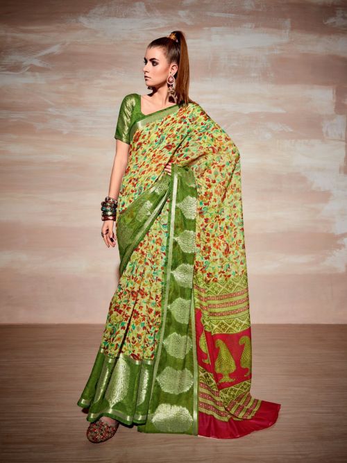 Kathika Vol 4 Casual Wear Cotton Printed Saree