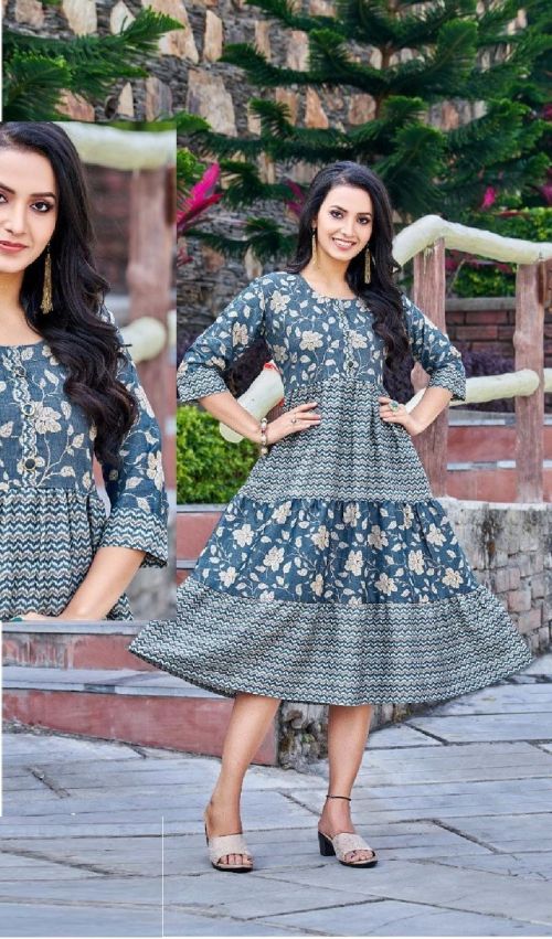 New Vanshika Gow Vol 2 Printed Rayon Kurti Collection