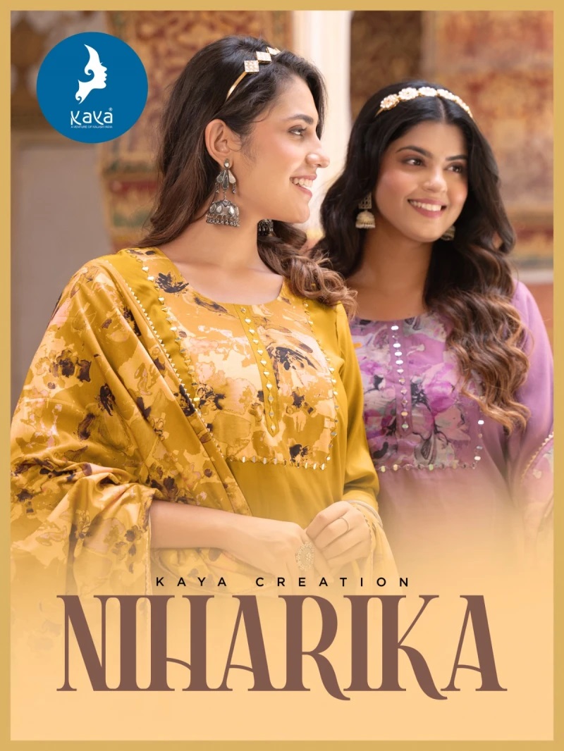 Kaya Niharika Romani Silk Designer Ready Made Kurti Set