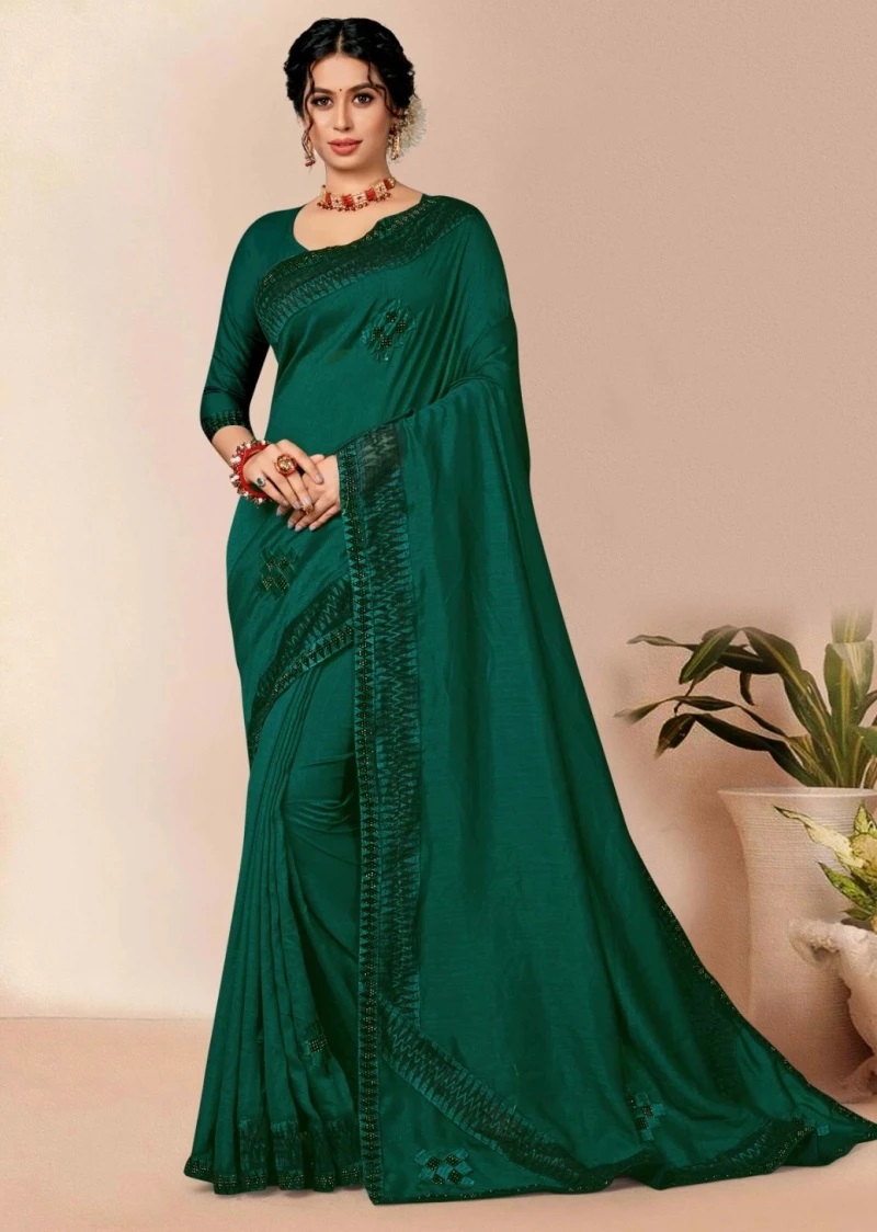 Ronisha Hardly Super Hit Siroski Fancy Saree Collection