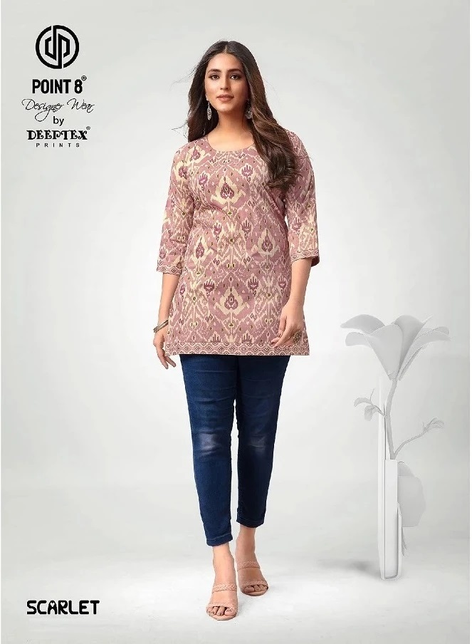 Deeptex Scarlet 2 Readymade Casual Cotton Short Tops Collection