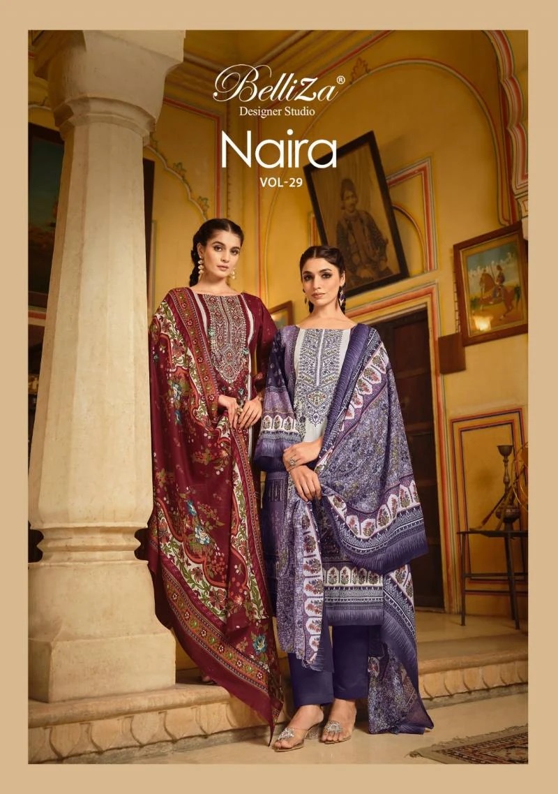 Belliza Naira Vol 29 Pure Cotton Printed Dress Material Wholesale