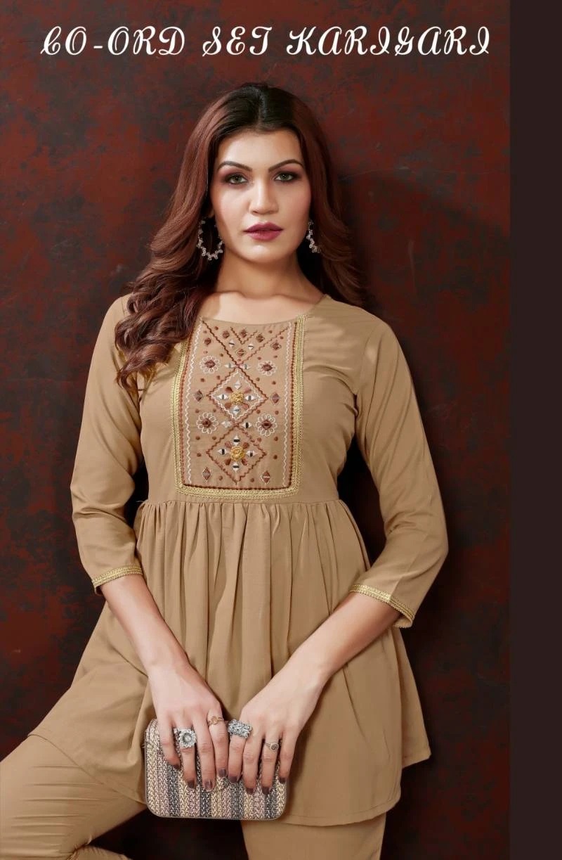 Moksh Co Ord Karigiri Vol 1 Cotton Stylish Tops With Pant Collection