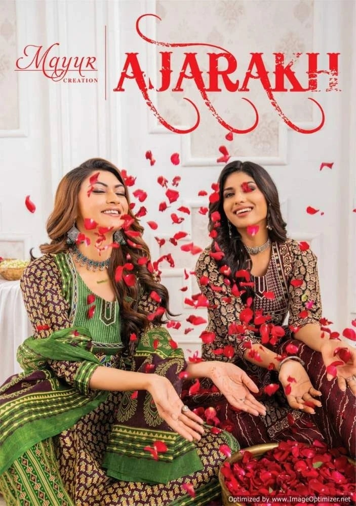 Mayur Ajarakh Vol 1 Soft Cotton Dress Material Collection