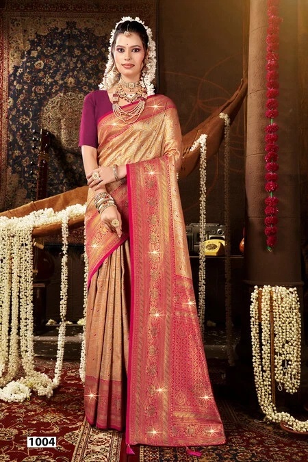 Saroj Kanha Silk Saroski Vol 2 Kanjivaram Silk Saree Collection