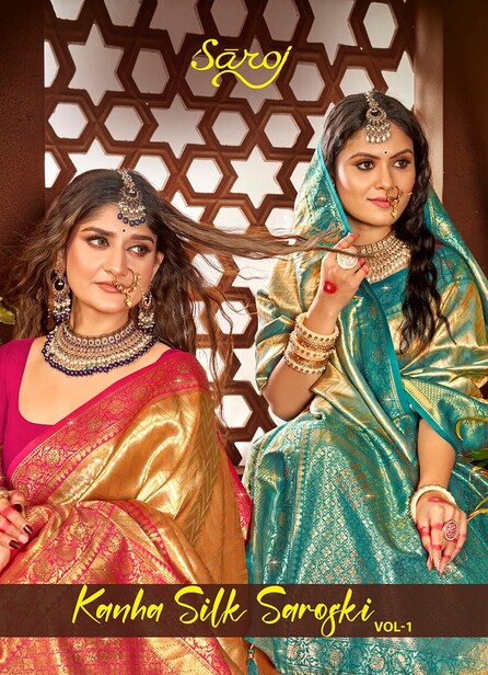 Saroj Kanha Silk Saroski Vol 1 Kanjivaram Silk Saree Collection