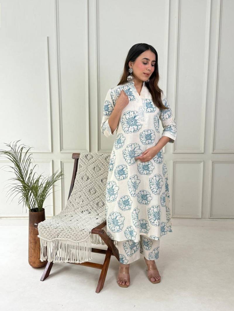 Naisha K 79 Cotton Kurti With Bottom Collection