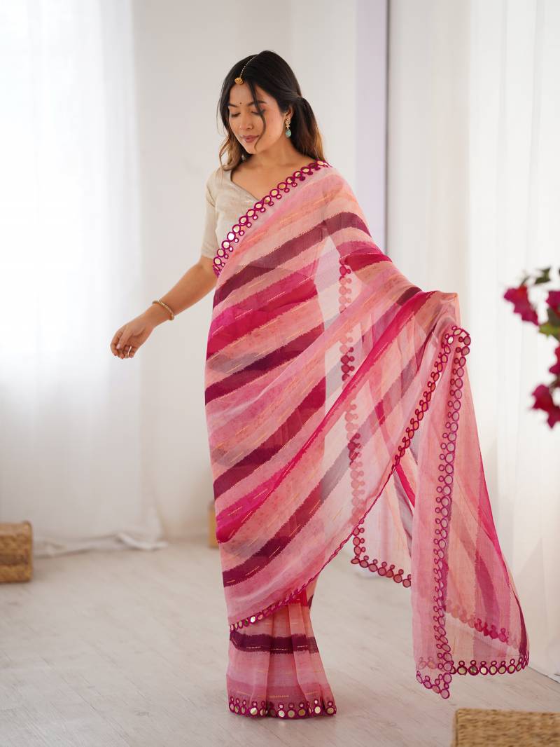 Leriya 2 Smooth Marble Printed Saree Collection