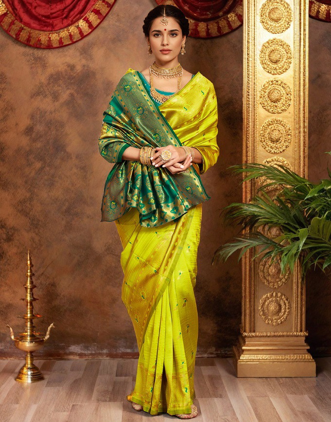 Meera 291 Traditional Paithani Silk Saree Collection