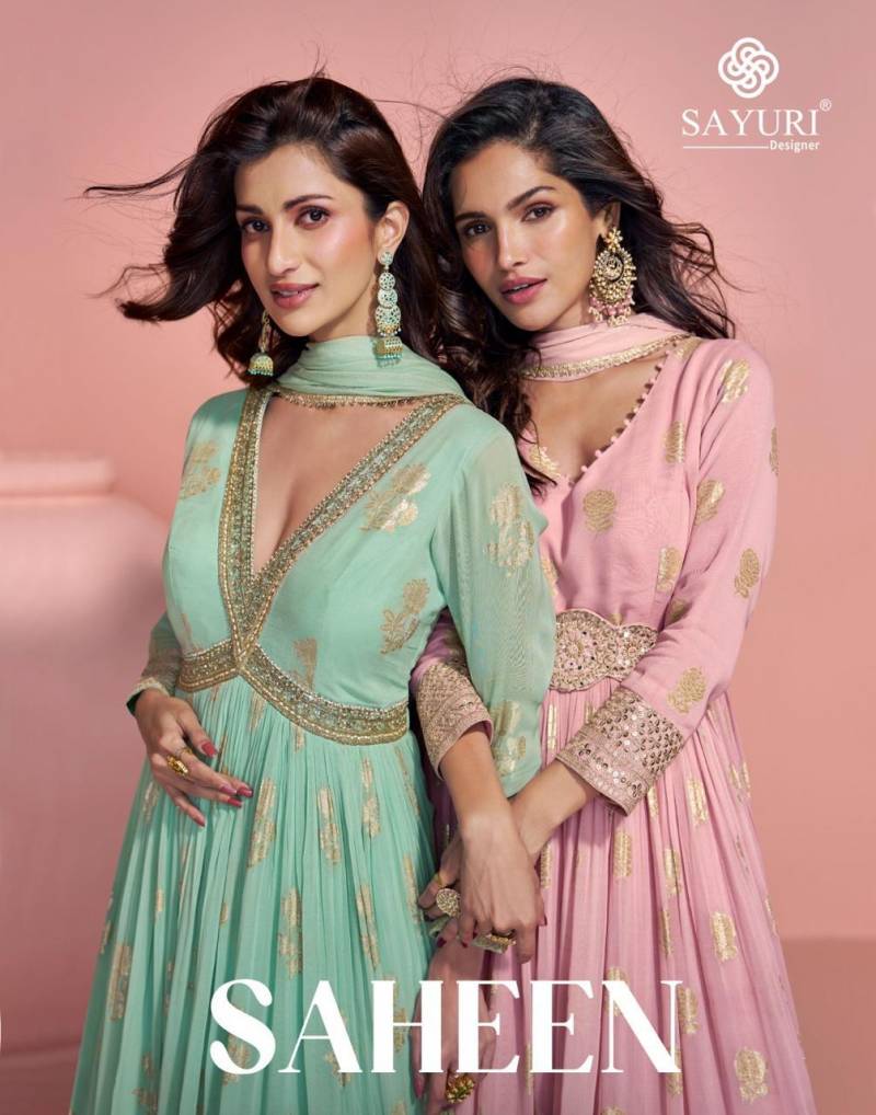 Sayuri Saheen Embroidered Wedding Wear Gown With Dupatta Collection