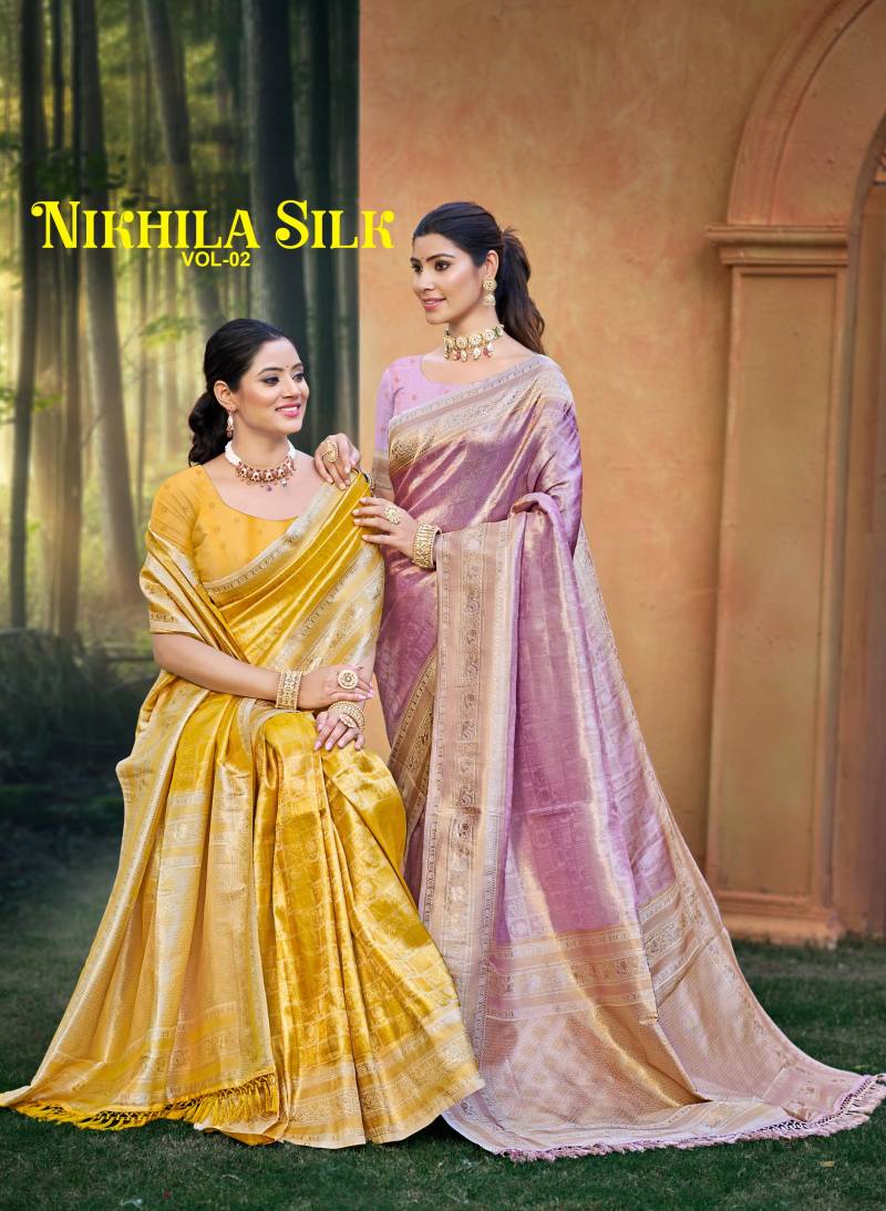 Bunawat Nikhila Silk Vol 2 Pure Kanjivaram Saree Collection