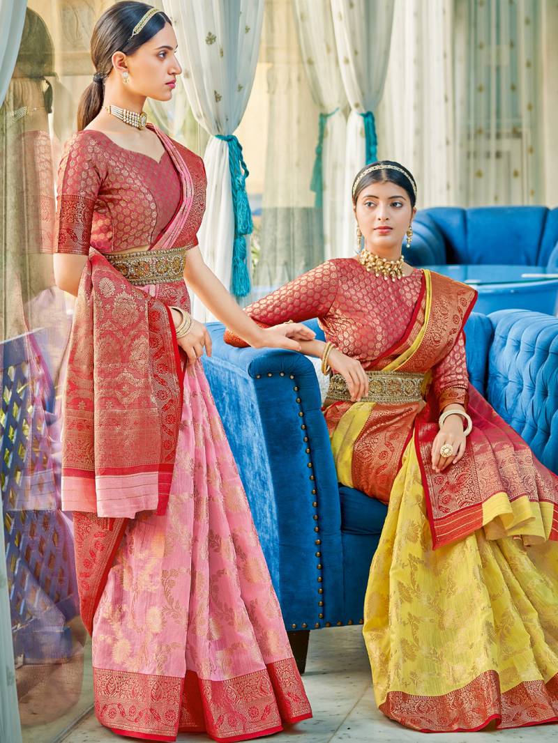 Ast Rajsundari Designer Linen Cotton Saree Collection
