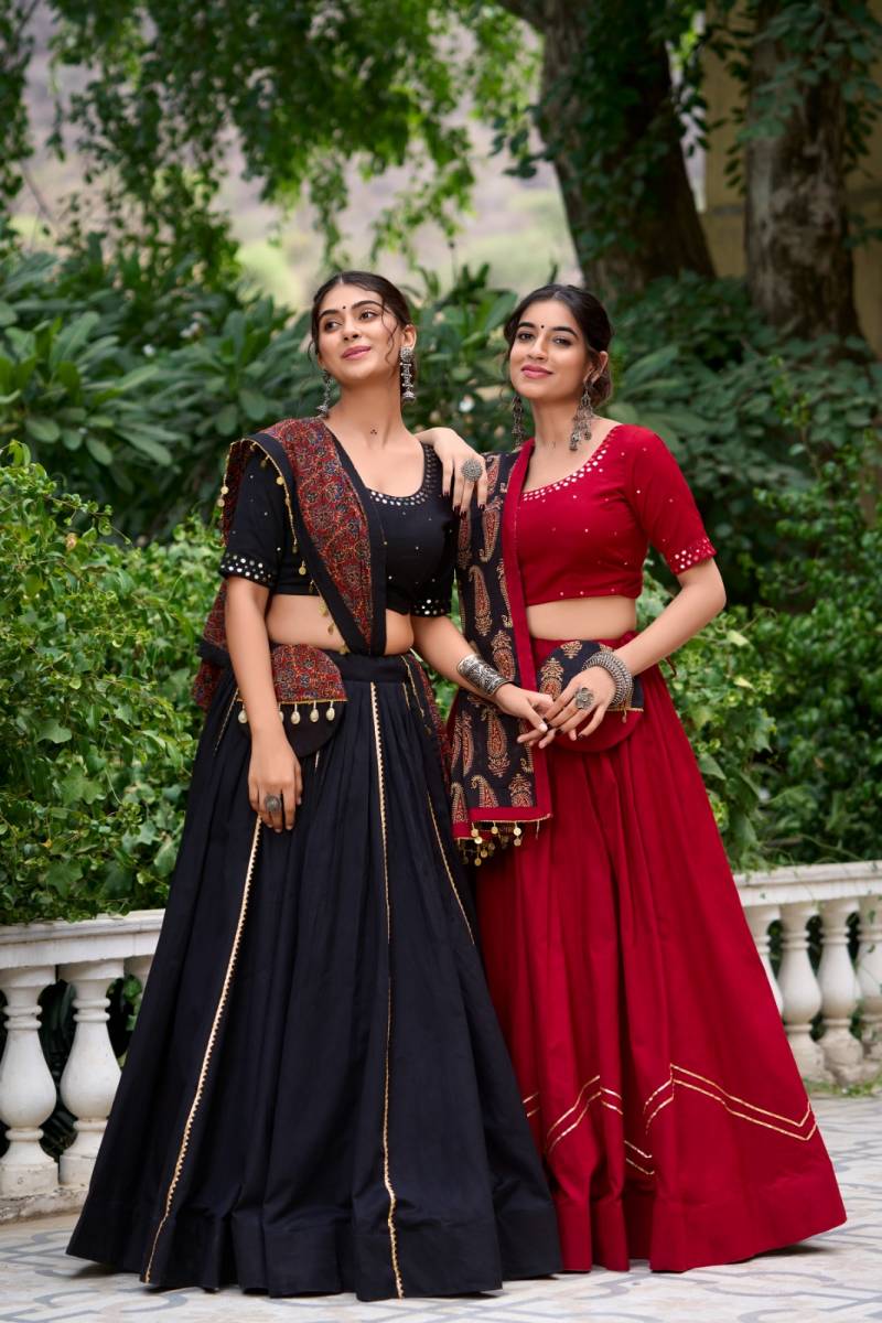 Taraa L 1697 Printed Pure Cotton Lehenga Choli Collection
