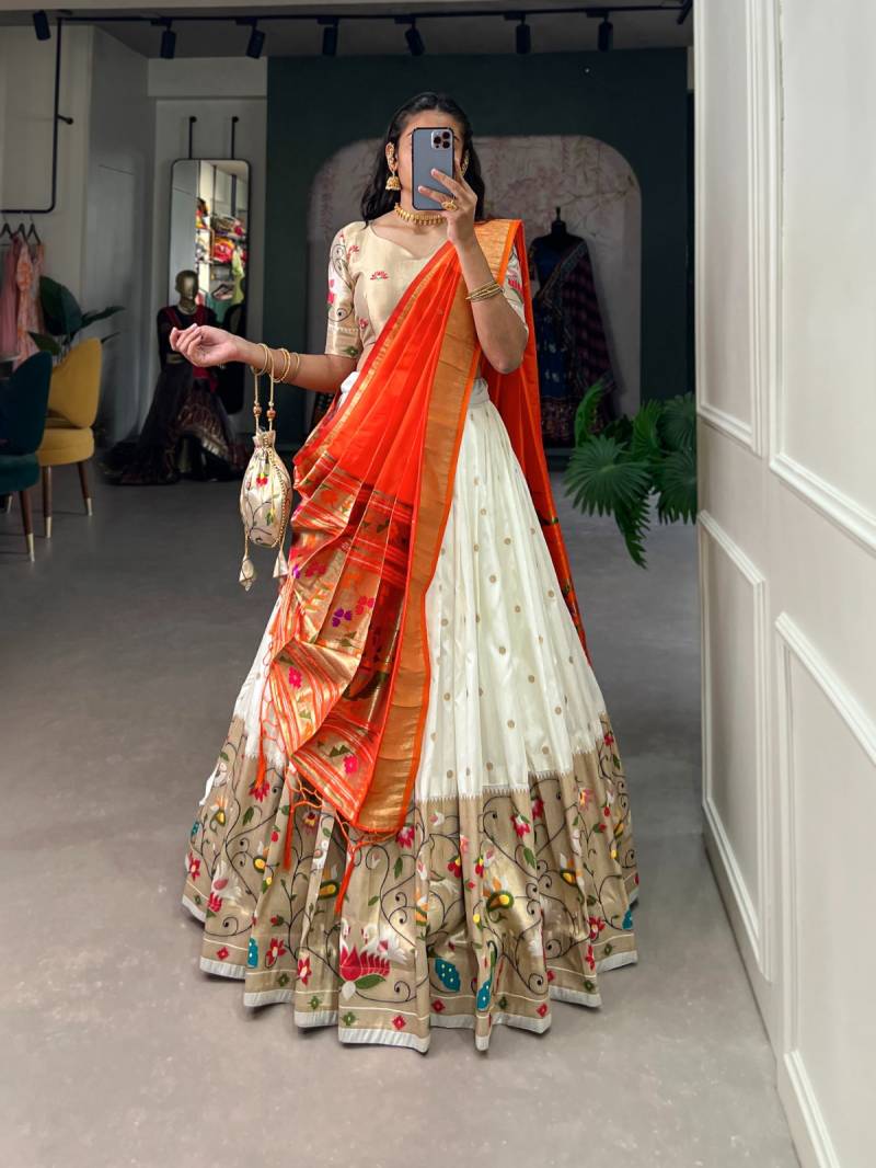 Taraa L 2021 Designer Paithani Silk Lehenga Choli Collection