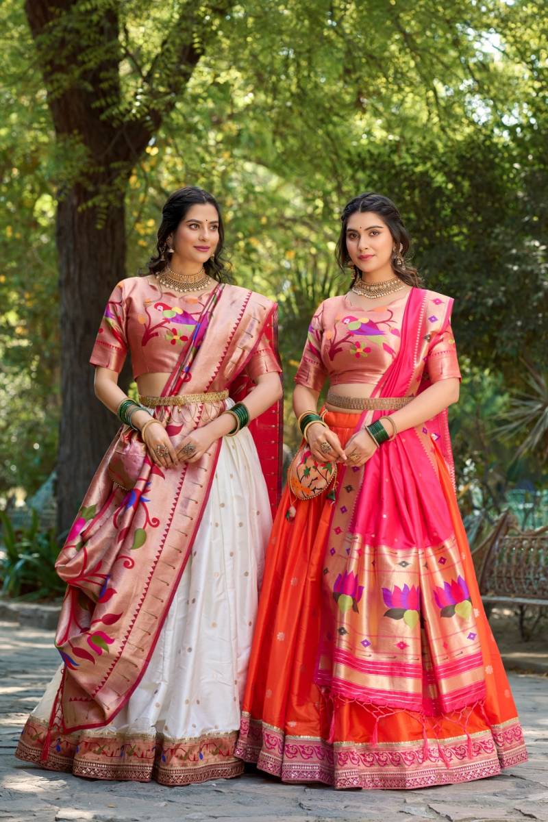 Taraa L 2005 Jequard Silk Traditional Lehenga Choli Collection