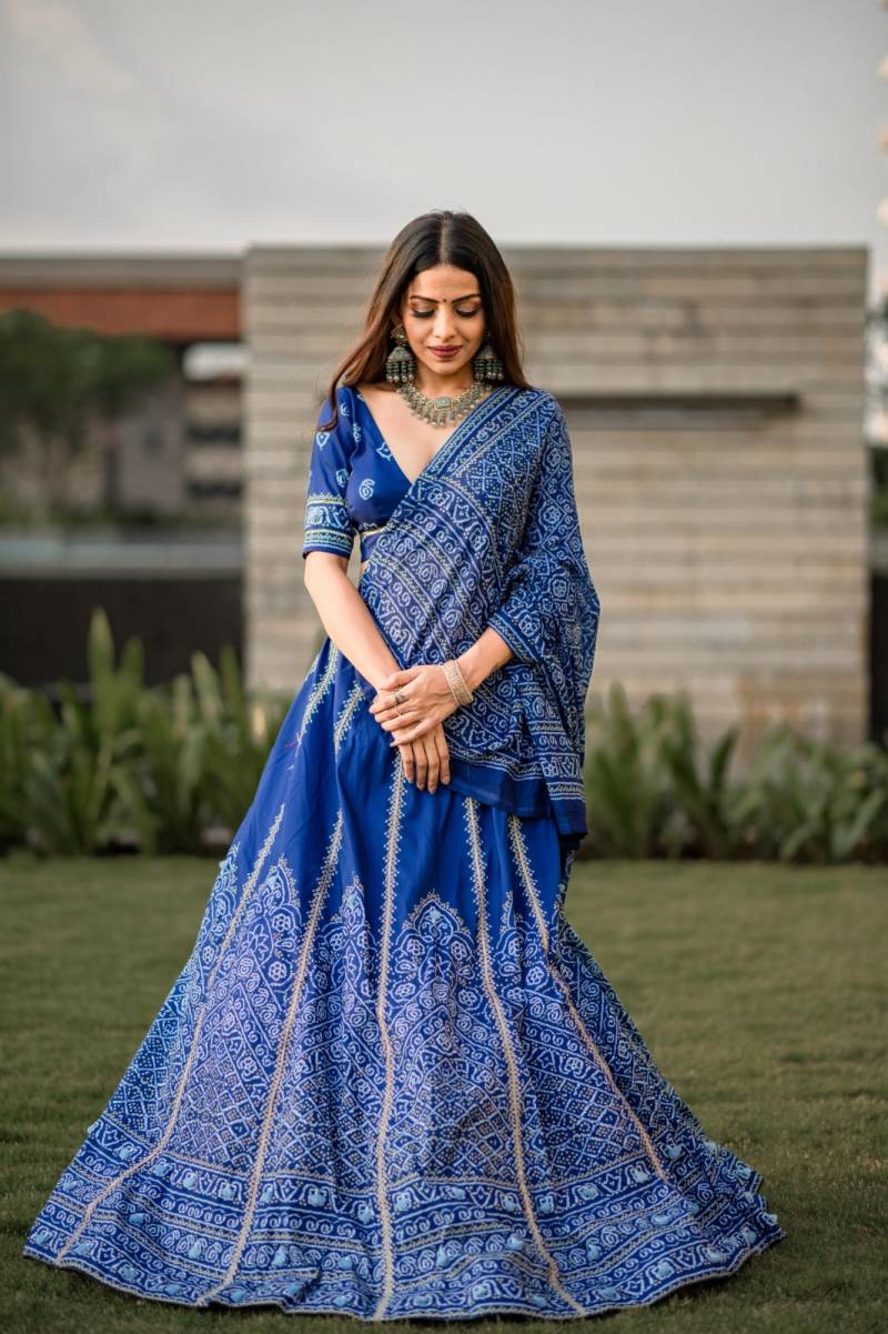 Taraa L 1251 Designer Bandhani Lehenga Choli Collection