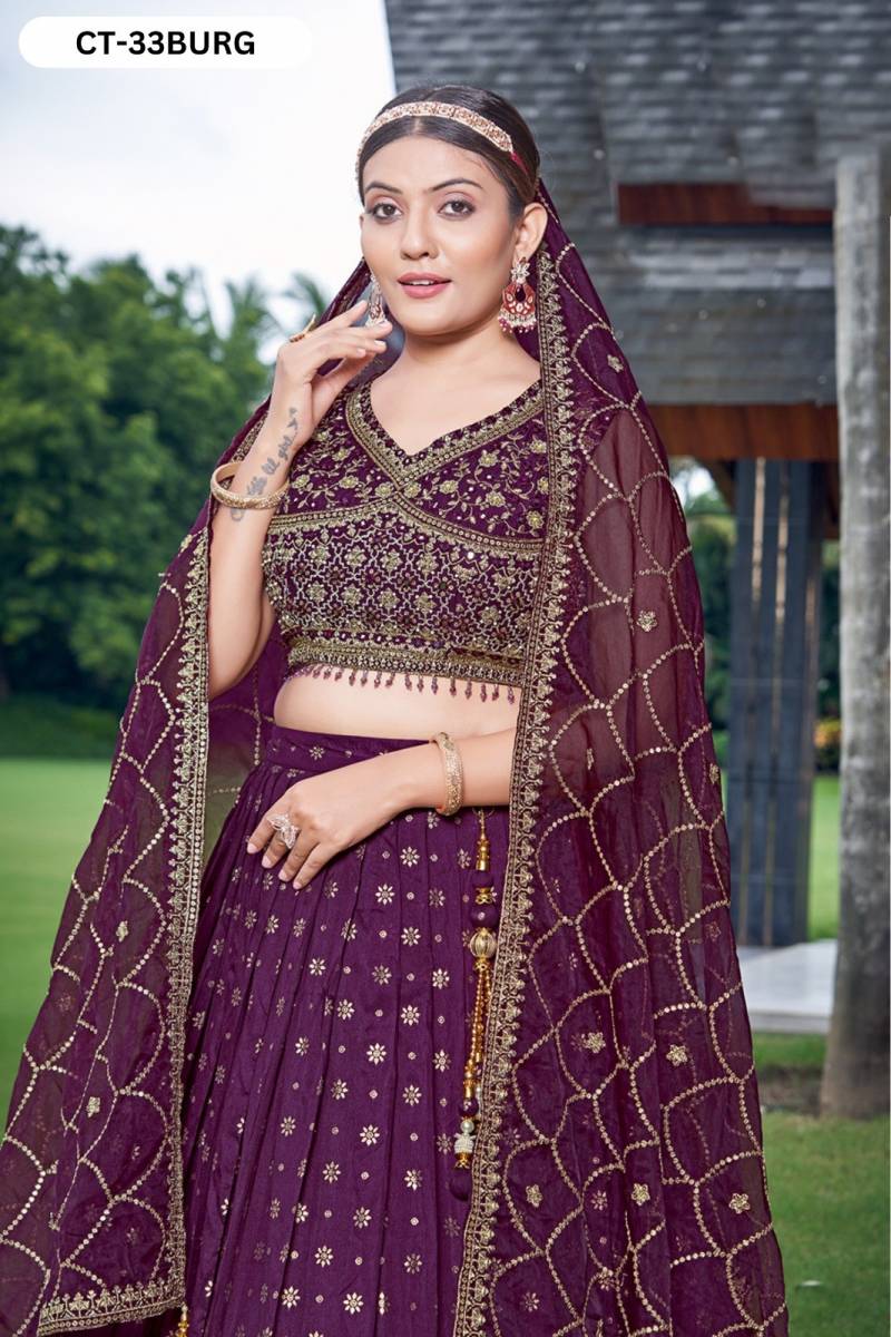 Ctz 33 Series Jacquard Designer Lehenga Choli Collection