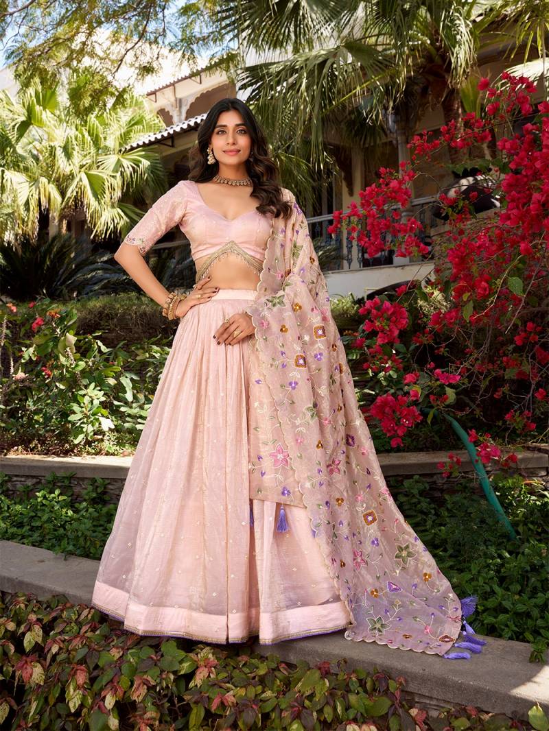 Taraa L 1426 Crush Silk Embroidered Wedding Lehenga Choli Collection