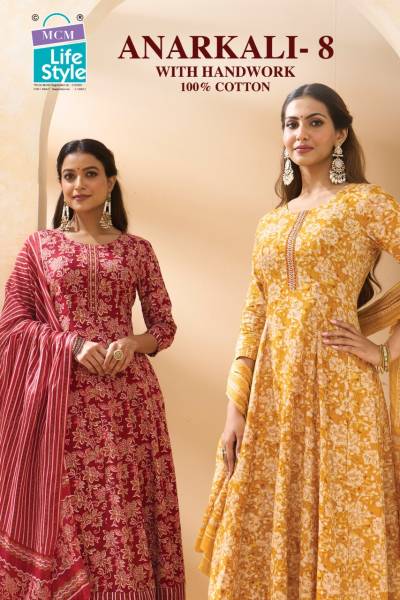 Mcm Anarkali Vol 8 Readymade Printed Anarkali Dress Collection