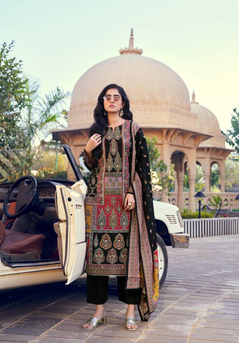 Mumtaz Nazriya Modal Silk Designer Printed Dress Material Collection