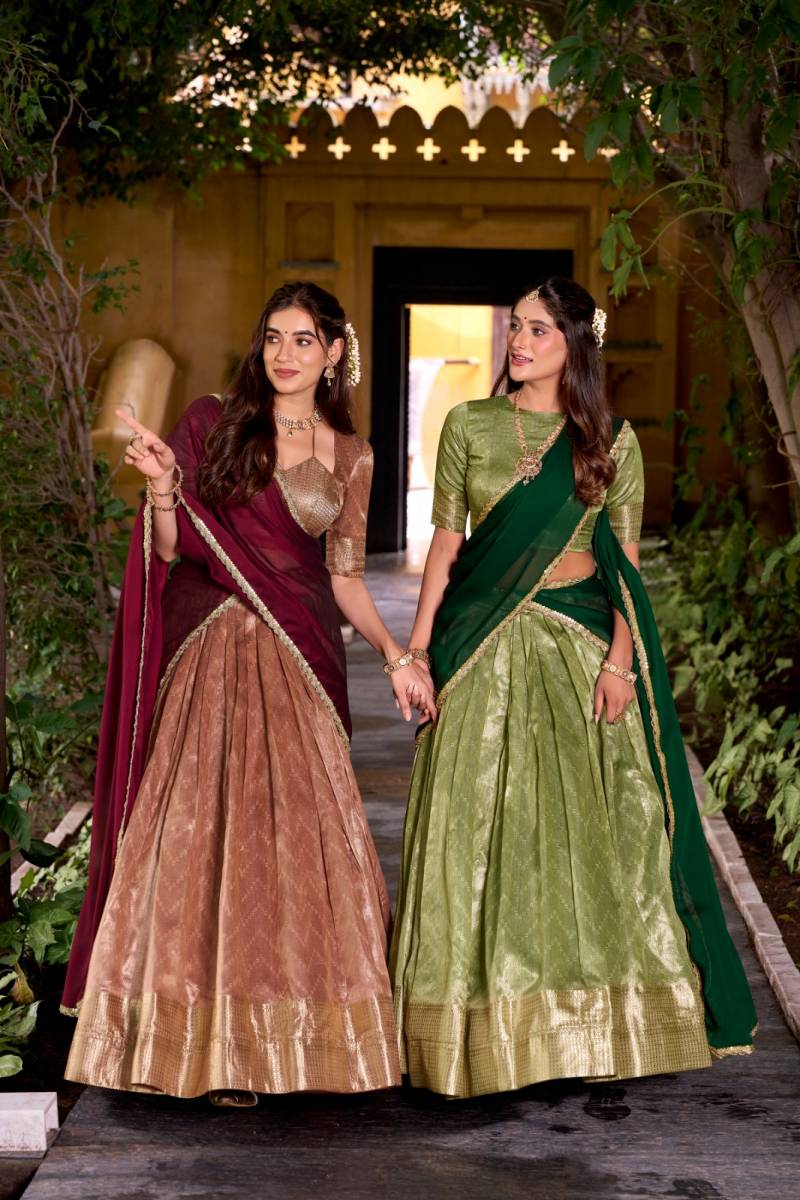 Taraa L 2026 Dupion Silk Zari Weaving Designer Lehenga Choli Collection
