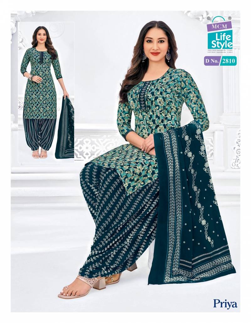 Mcm Priya Vol 28 Pure Cotton Readymade Dress Collection