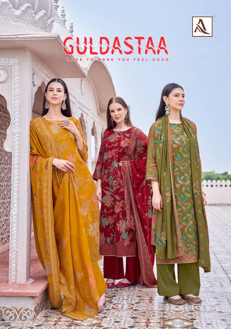 Alok Guldasta Mudaal Discharge Printed Dress Material Collection