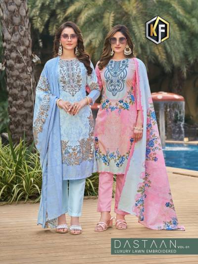 Kevalfab Dastaan Vol 1 Printed Karachi Cotton Dress Material Collection