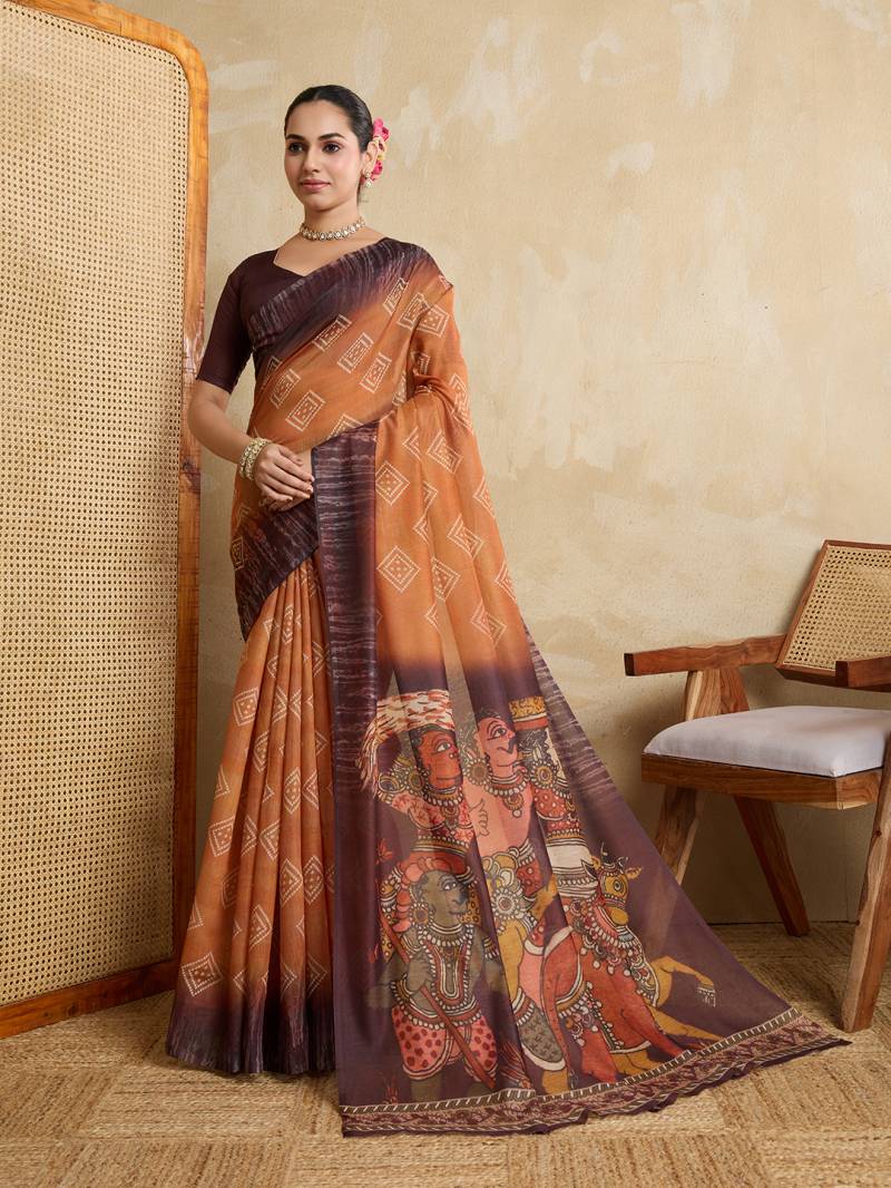 Ant Radha Vol 1 Chanderi Printed Daily Wear Saree Collection