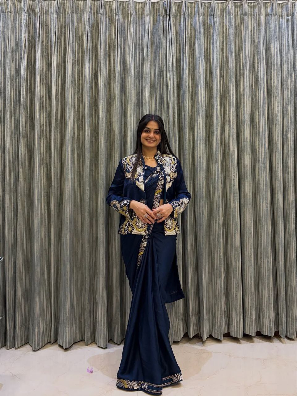Bt Embroidery Worked Designer Jacket Lehenga With Dupatta