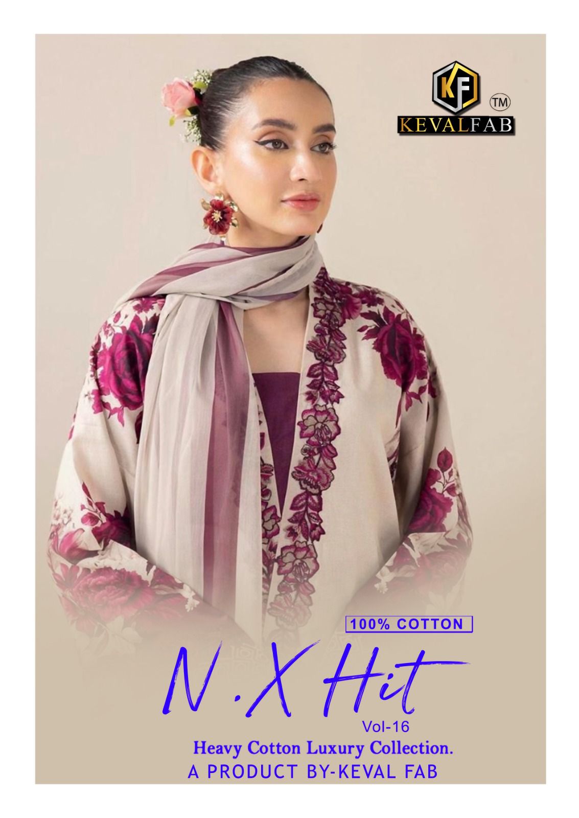 Keval Nx Hit Vol 16 Printed Karachi Dress Material Collection