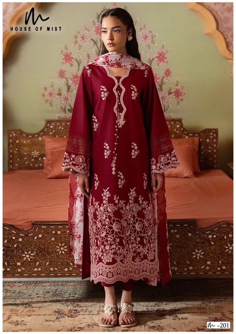 House Of Mist Ghazal Vol 21 Karachi Dress Material Collection