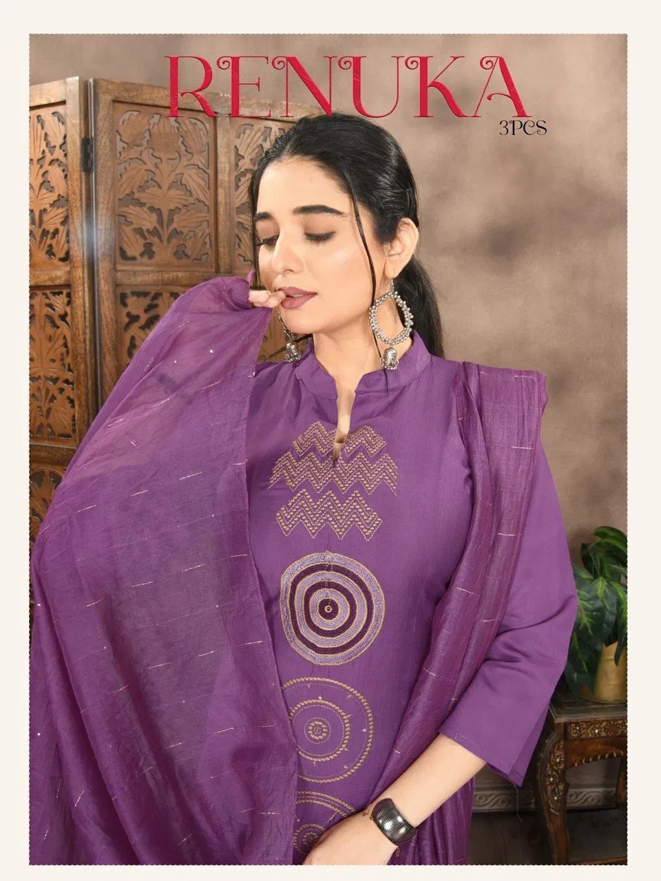 Renuka Vol 2 Vatican Daily Wear Kurti And Bottom Dupatta Collection