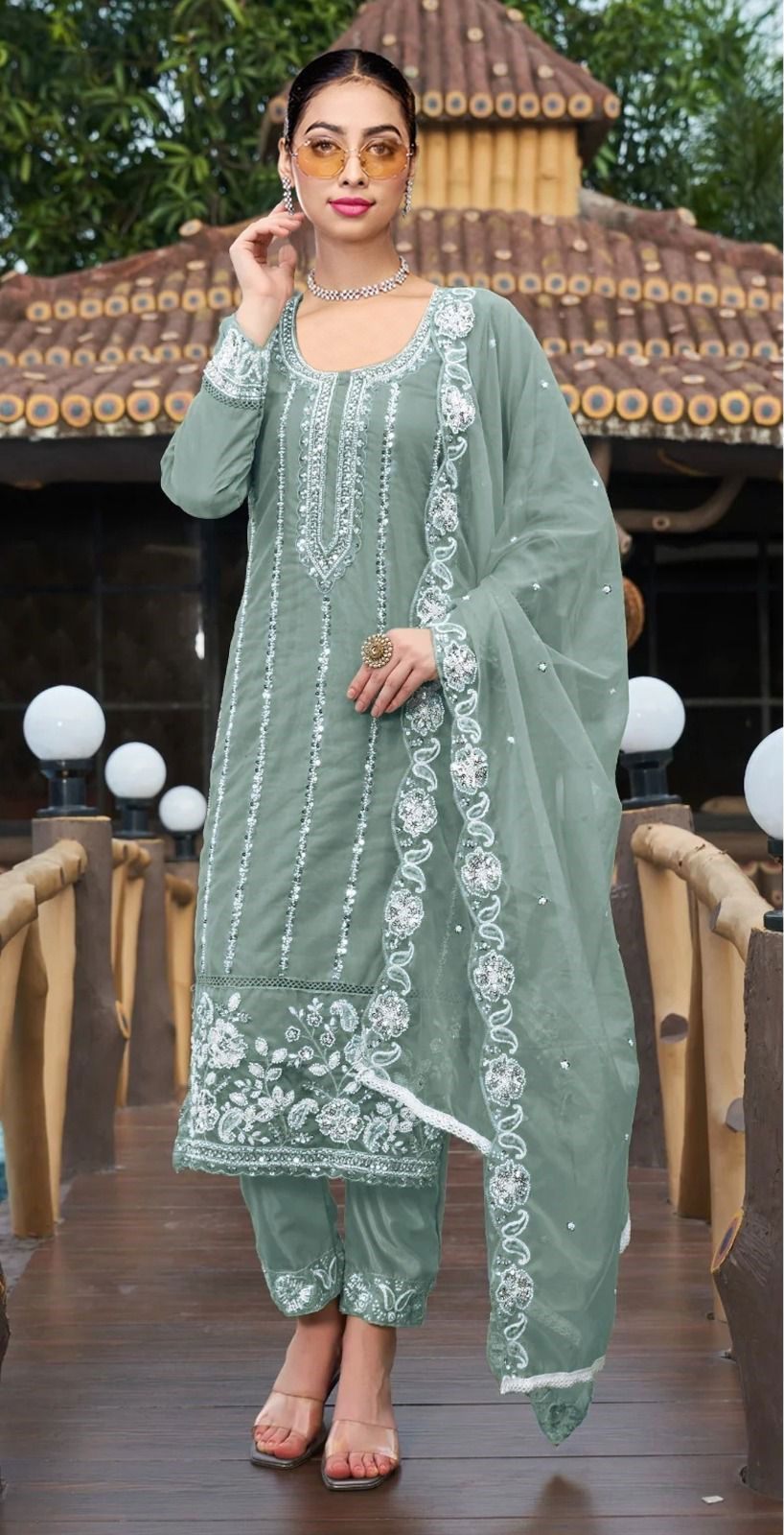 Bilqis B 135 U To X Embroidery Work Pakistani Suits Collection