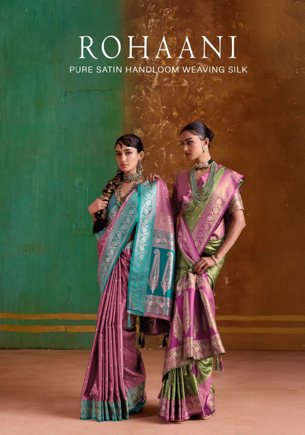Roohani 001 To 004 Pure Handloom Silk Saree Collection