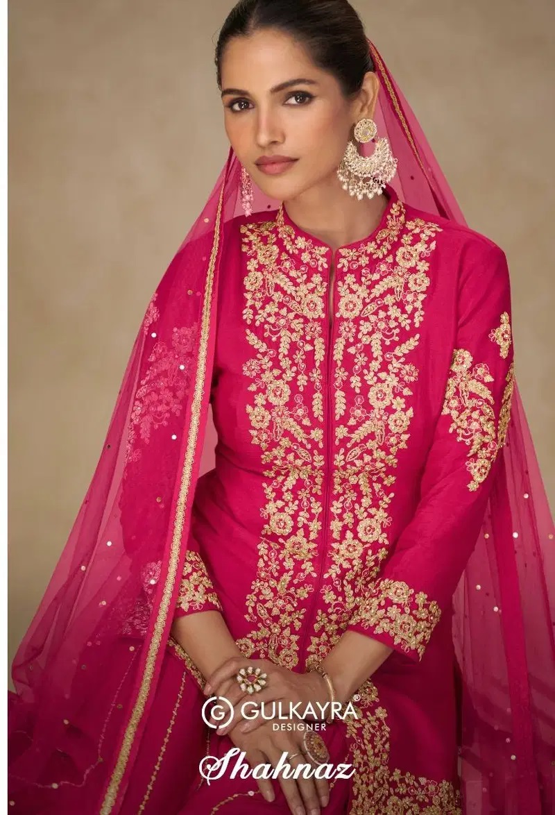 Gulkayra Shahnaz Real Chinon Embroidered Salwar Kameez Collection