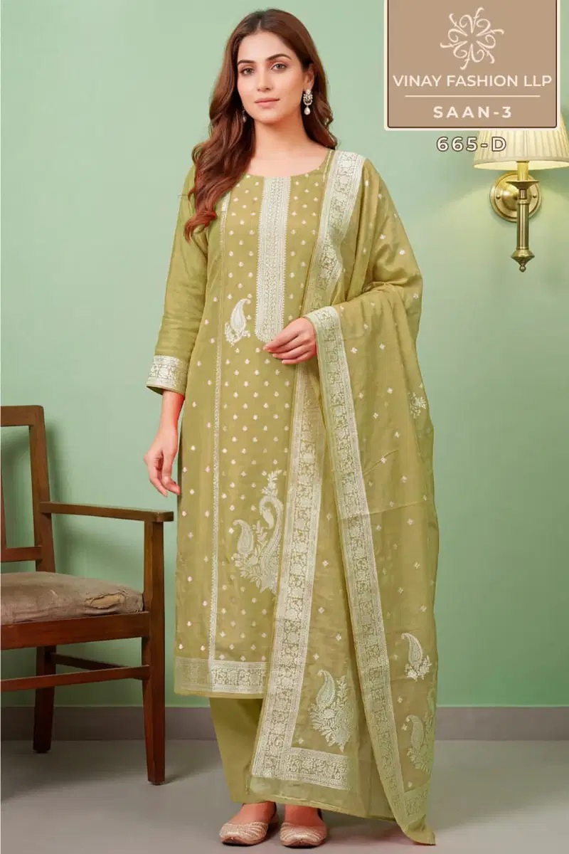 Vinay Kuleesh Saan Vol 3 Viscose salwar Kameez Collection