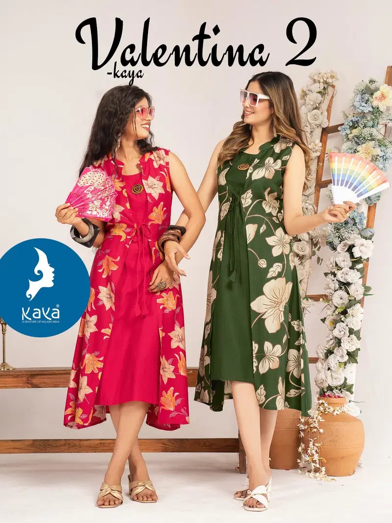 Kaya Velentina Vol 2 Berlin Printed Fancy Kurti Collection