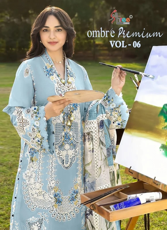Shree Ombre 4195 To 4200 Kota Doriya Cotton Pakistani Suit