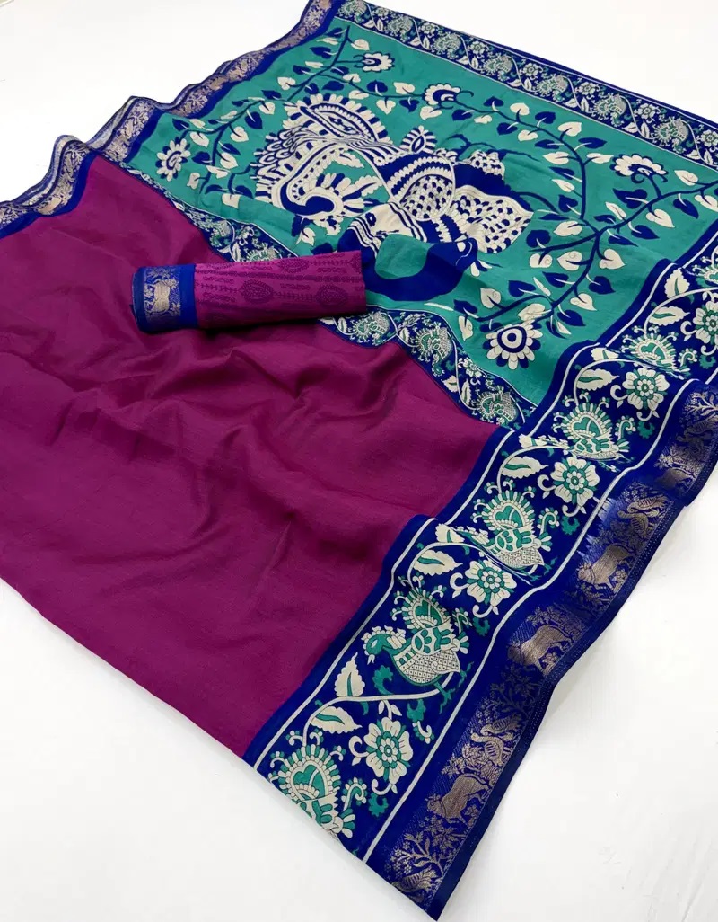 Peacock P 4001 To 4006 Pv Cotton Printed Saree Collection