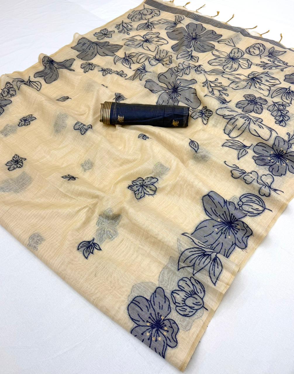 Rajyog Gauri Chanderi Soft Cotton Weaving Saree