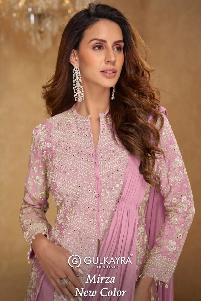 Gulkayra Mirza New Color Chinon Designer Indo Western Collection