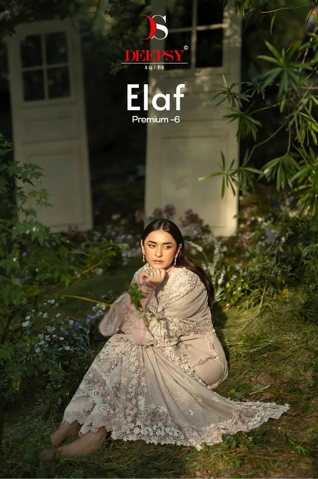 Deepsy Elaf Premium Vol 6 Lawn Cotton Pakistani Salwar Kameez