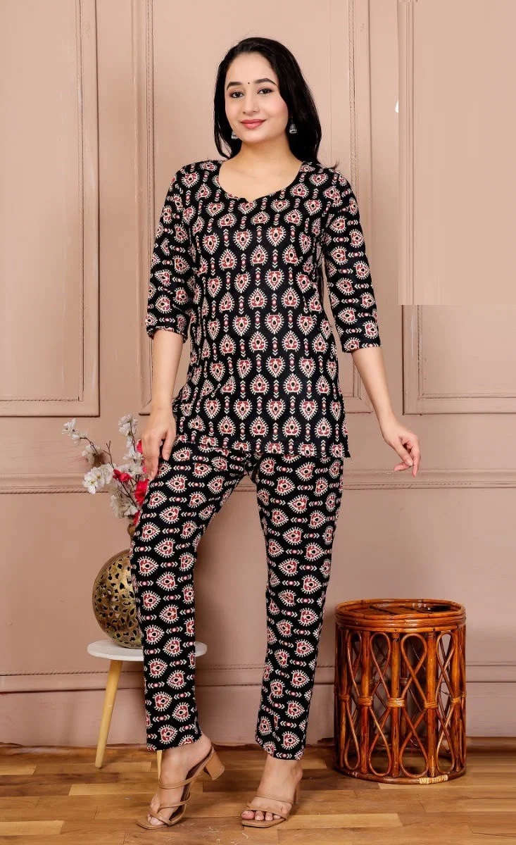 Lrc 11 Cotton Ajrakh Daily Wear Co Ord Set Collection