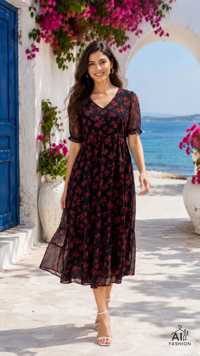 Breeze Vol 1 Georgette Flower Printed Kurti Collection