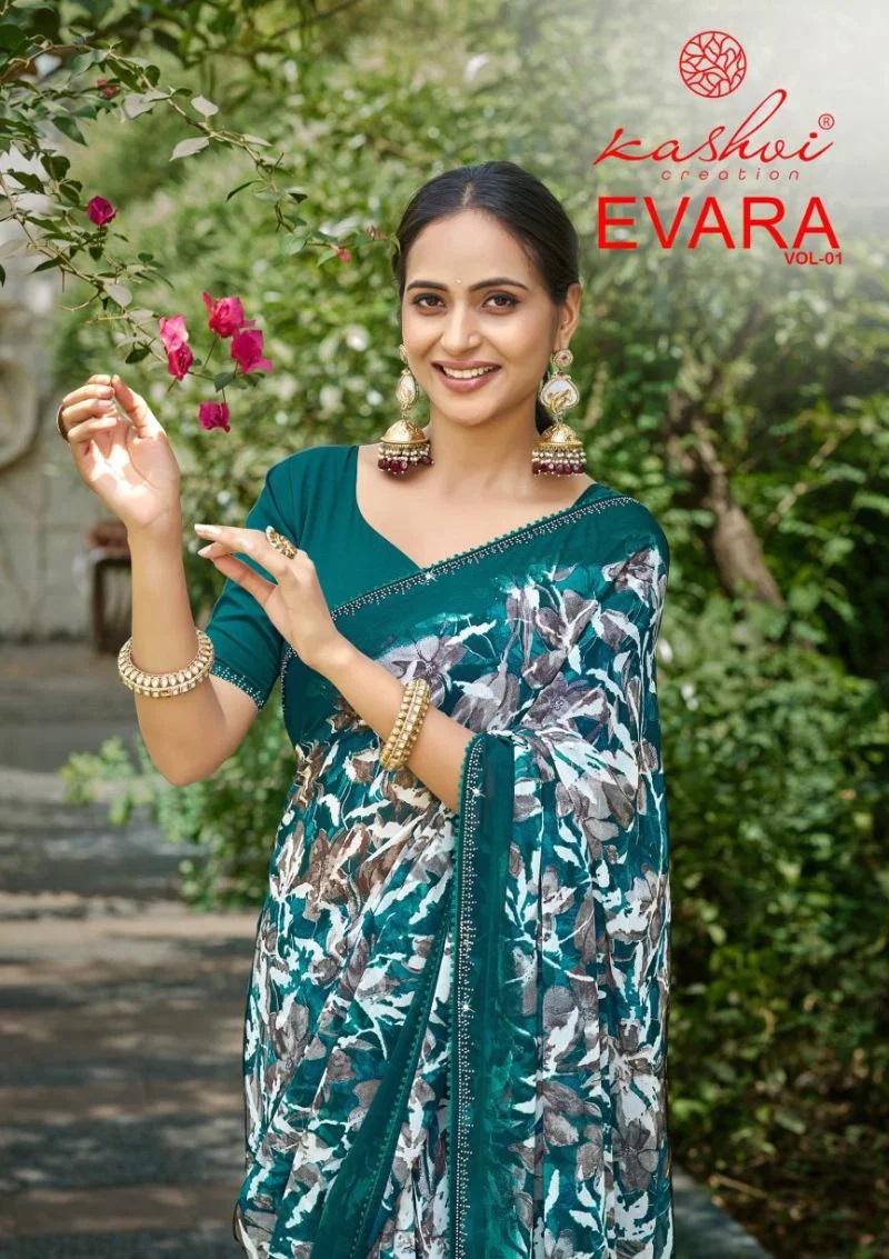 Kashvi Evara Vol 1 Georgette Saree Supplier Online