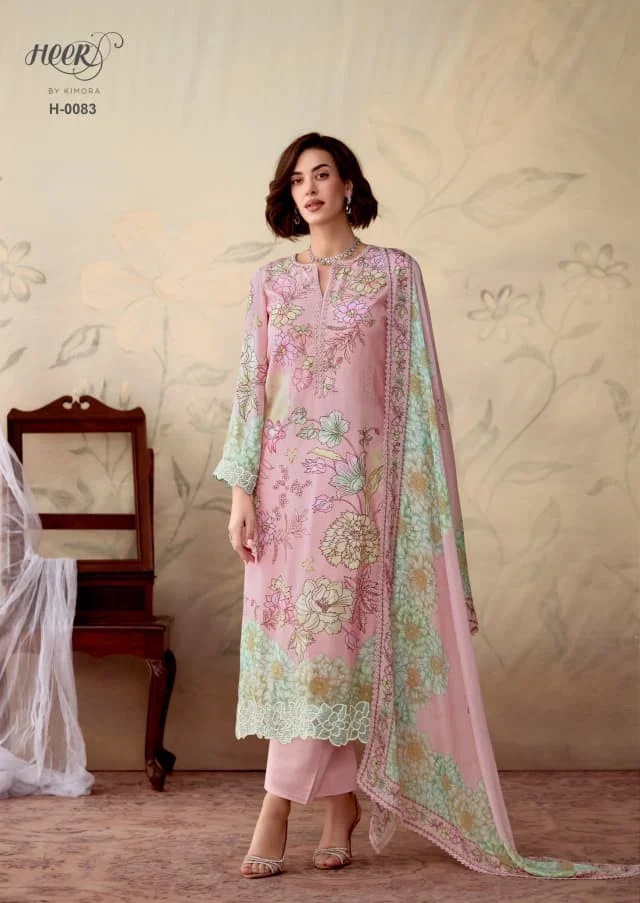 Kimora Heer Whisper Vol 252 Muslin Printed Salwar Kameez