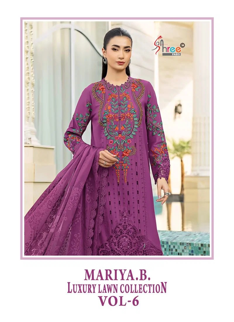 Shree Mariya B Luxury Lawn Collection Vol 6 Cotton Pakistani Suits